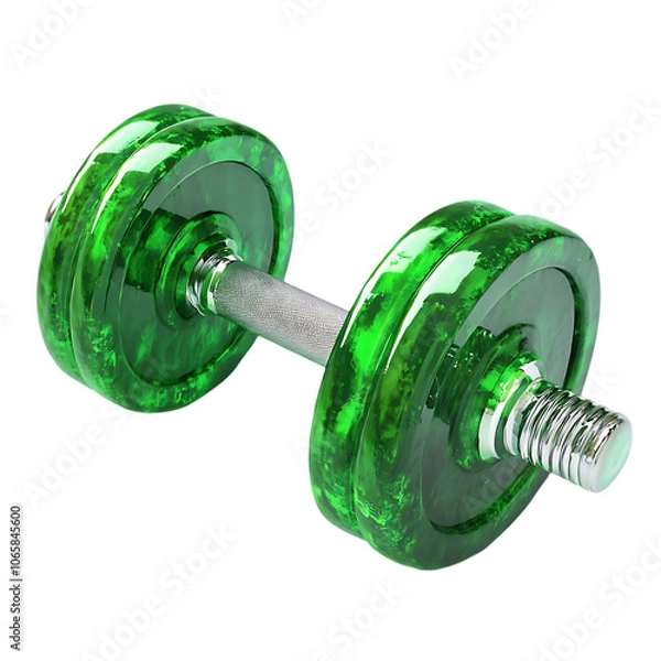 Obraz Gym equipment isolated on transparent background 3d rendering illustration