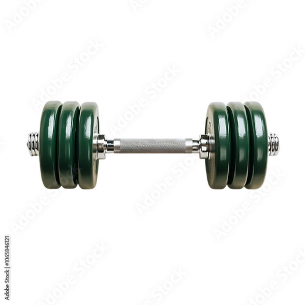 Obraz Gym equipment isolated on transparent background 3d rendering illustration