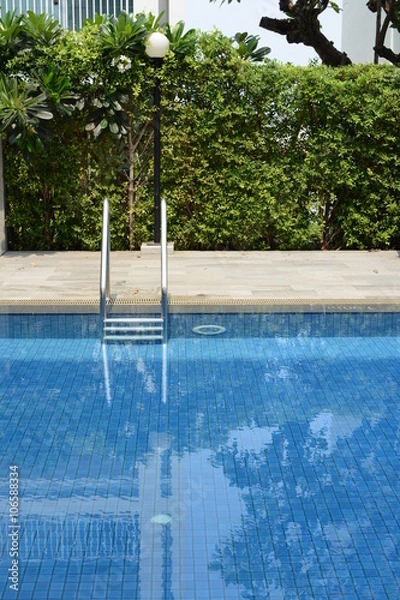 Fototapeta Pool ladder.