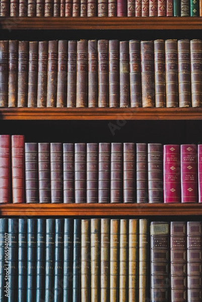 Fototapeta row of books