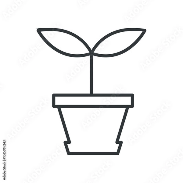 Obraz Flower Plant Icon