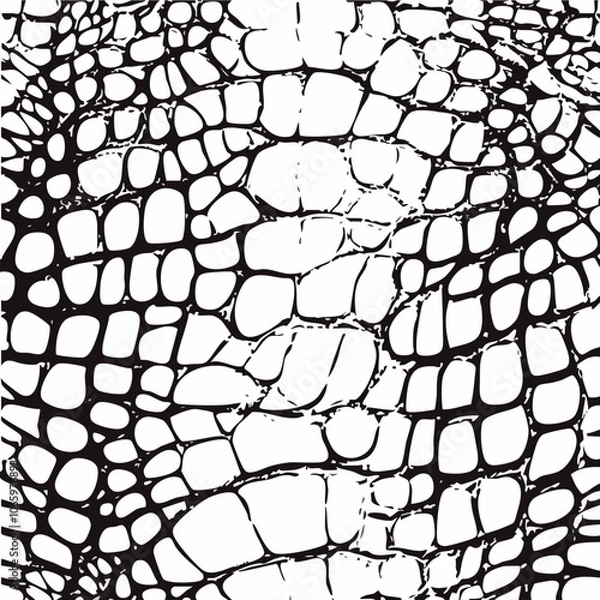 Obraz crocodile Skin texture