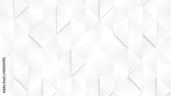 Fototapeta white triangle background polygon grid pattern 