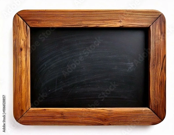 Obraz 木の枠の黒板