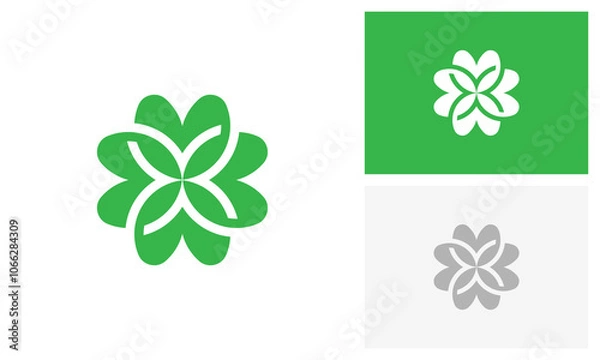 Obraz Clover logo design
