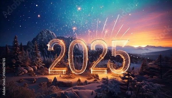 Obraz New year 2025