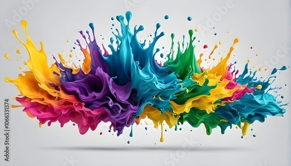 Fototapeta abstract colorful background