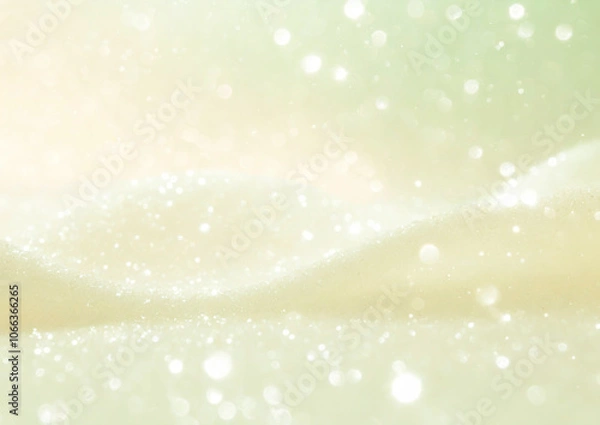 Obraz 綺麗な黄緑のキラキラ背景