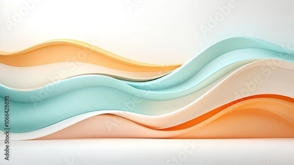 Fototapeta Create stunning visual effects using fluid wave designs for modern digital art projects