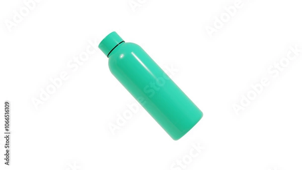 Obraz aqua mint drink bottle