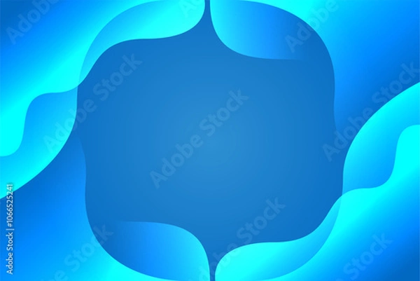 Obraz Blue Gradient Style Abstract Background