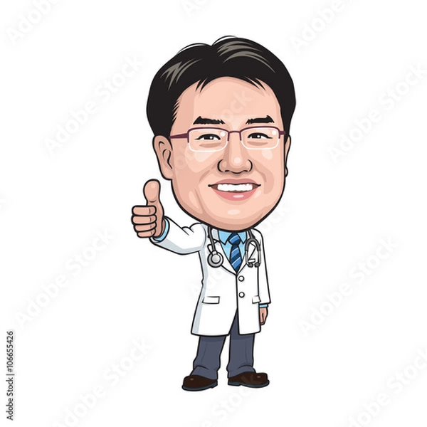 Fototapeta 인물 일러스트