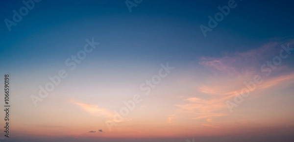 Obraz sunset sky with clouds background	
