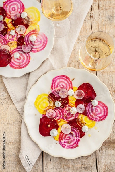 Obraz Beetroot carpaccio