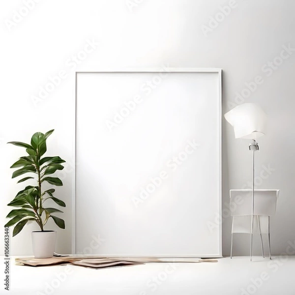 Fototapeta an elegant sleek elegant idea for a mockup empty space for advertisment design