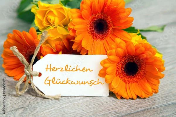 Obraz Herzlichen Glückwunsch