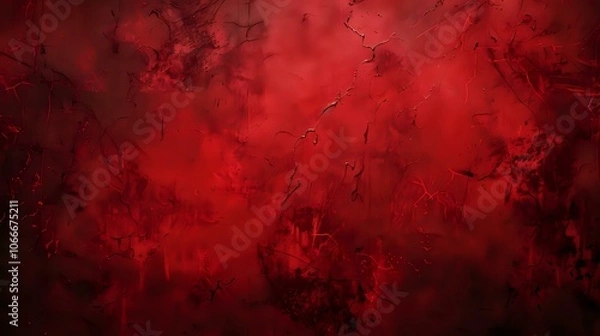 Obraz Abstract Red Texture with Cracks