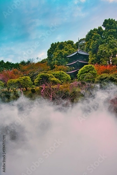 Obraz 椿山荘の雲海