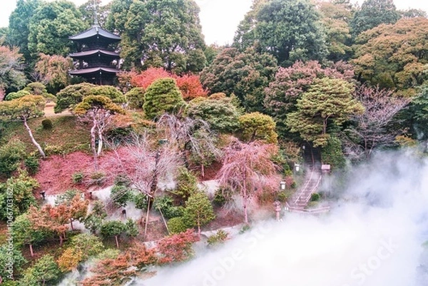 Fototapeta 椿山荘の雲海
