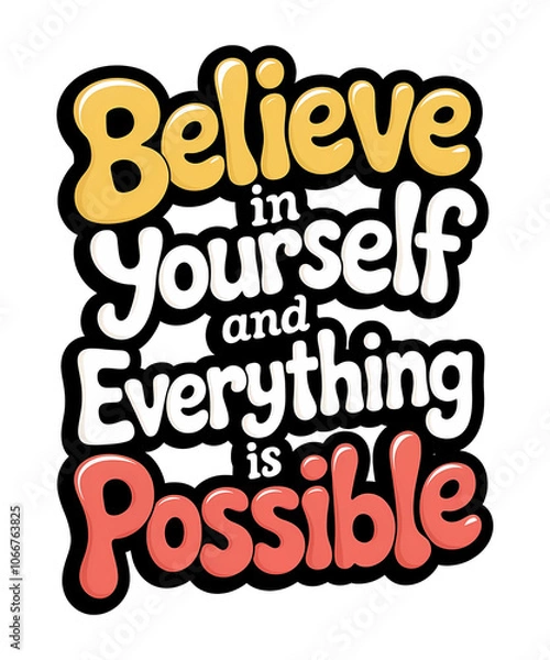 Fototapeta lettering typography quote in 70s hippie retro typography design style for t shirt 