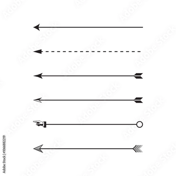 Obraz Arrow vector icon