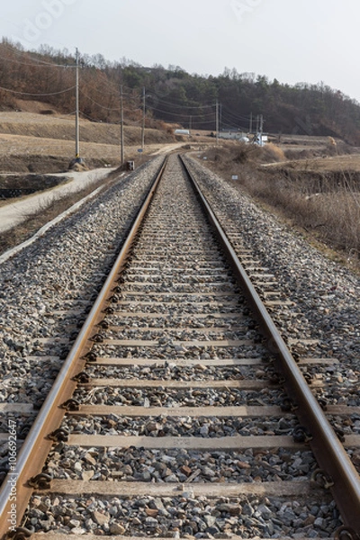 Fototapeta 기찻길