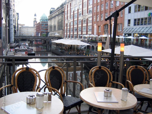 Obraz kawiarnia hamburg