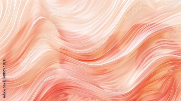 Fototapeta  Orange waves Abstract background 