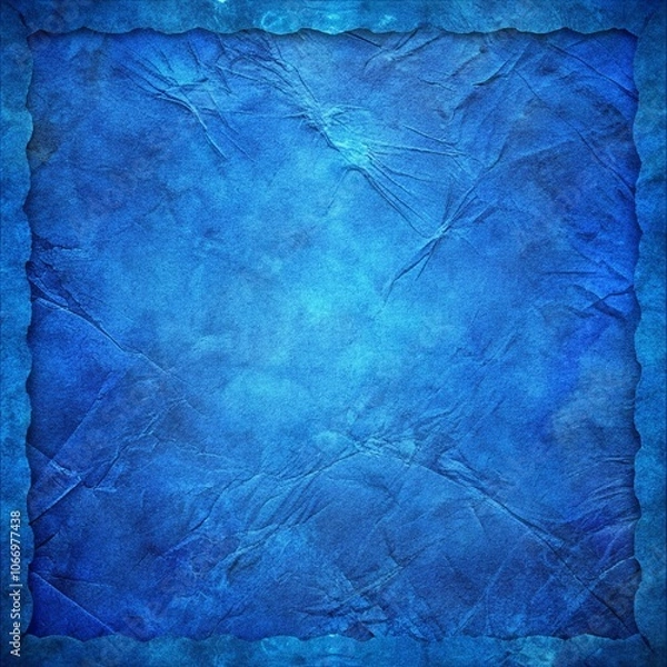 Obraz Blue textured sheet background. Space for text