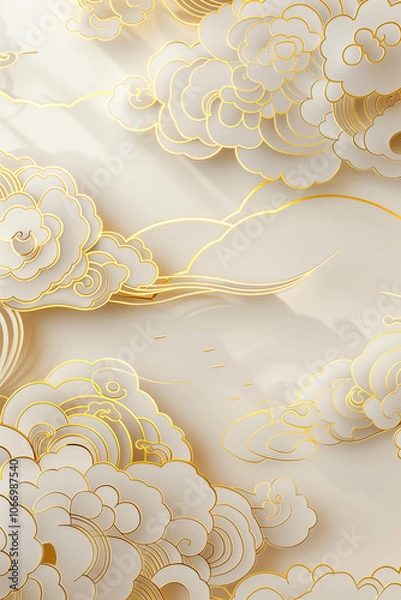 Obraz Chinese style cloud
