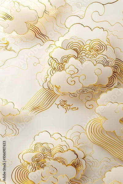 Obraz Chinese style cloud