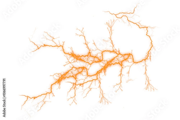 Obraz realistic lightning strikes