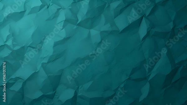 Fototapeta crumpled green paper texture