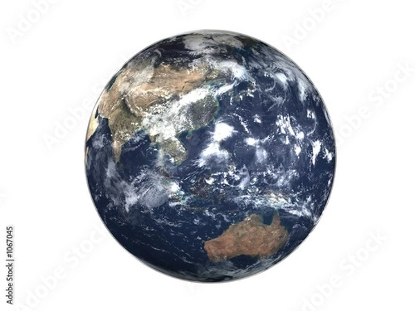 Obraz realistic 3d earth