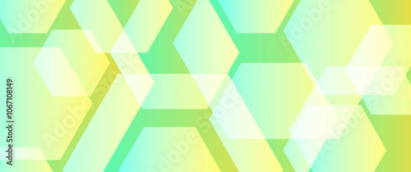 Fototapeta techno abstract background overlap layer on dark space with mixing colors effect decoration. Modern graphic design element hexagons style concept for web banner, flyer, card or brochure cover