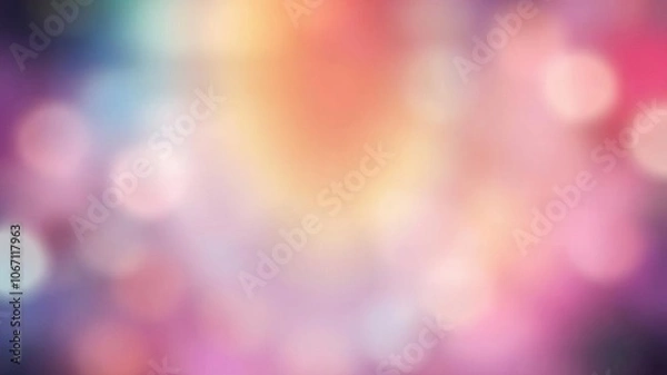 Fototapeta Blurred abstract gradient of vibrant colors with vertical orientation, colorful