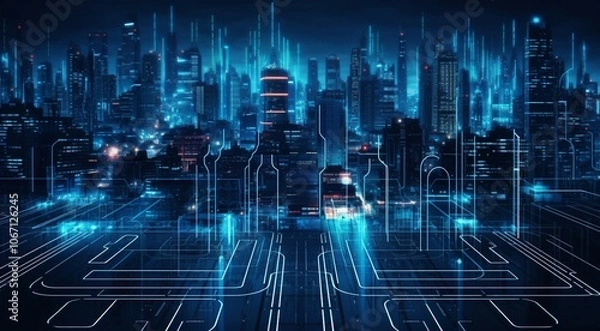 Fototapeta abstract background, circuit board background, abstract technology background, full hd colored technology wallpaper, technology colors