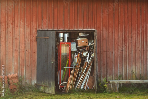 Fototapeta full barn