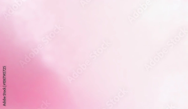 Fototapeta Pink and white grainy noised empty space gradient background