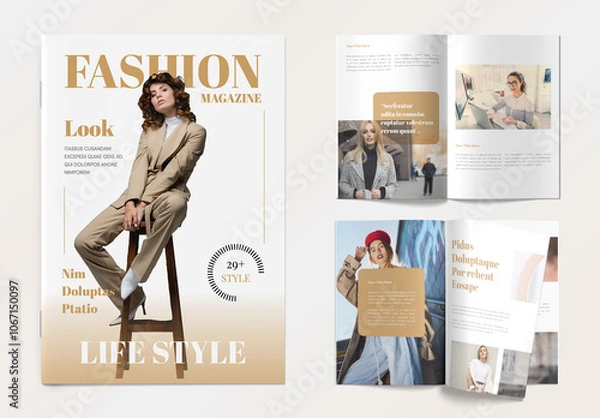 Obraz Fashion Magazine Design