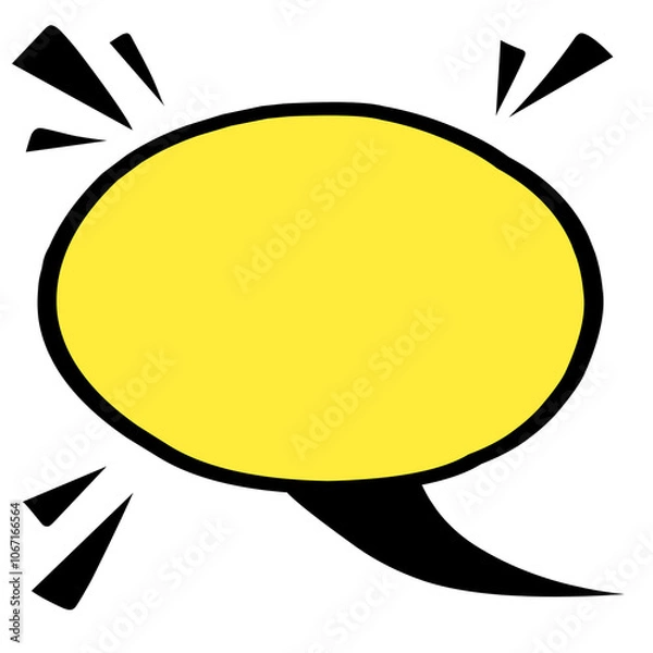 Obraz Speech bubble illustration
