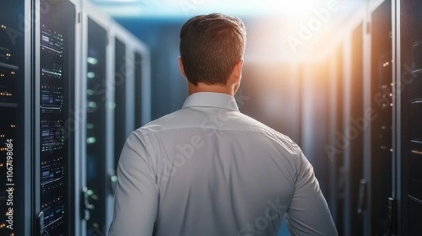 Fototapeta CTO Overseeing Advanced Server Environment