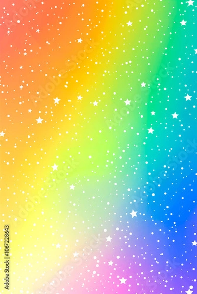 Fototapeta A colorful background with stars on it.