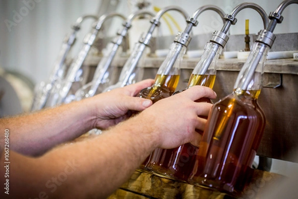 Obraz Whiskey bottling