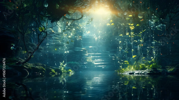 Fototapeta water scene