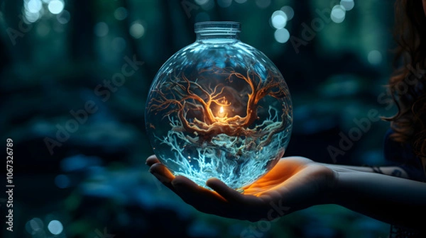 Fototapeta globe florest