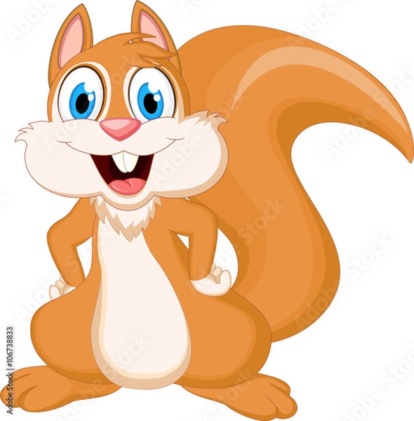 Obraz squirrel cartoon