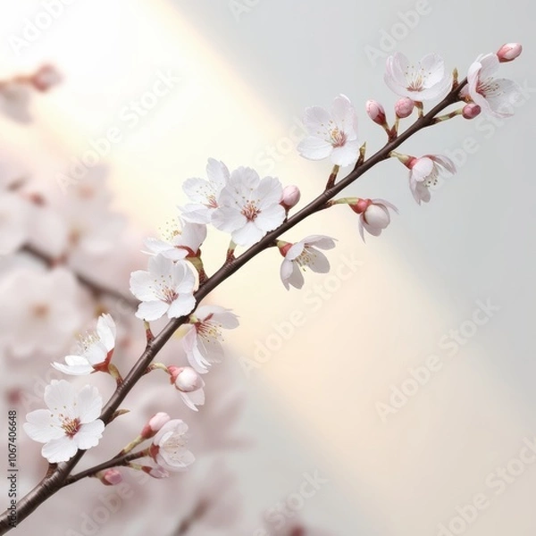 Fototapeta Cherry blossom flower