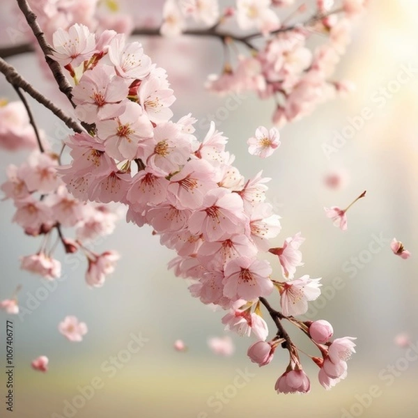 Fototapeta Cherry blossom flower