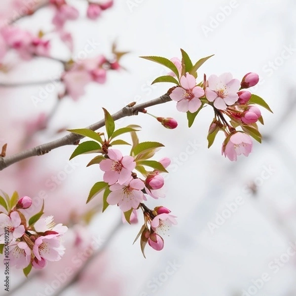 Fototapeta Cherry blossom flower